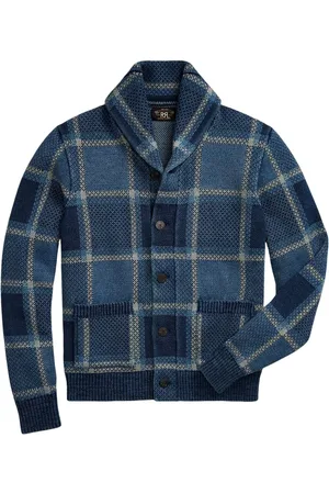 Ralph Lauren PLD SHWL CRD-LONG SLEEVE-CARDIGAN