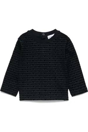 Emporio Armani Logo-jacquard T-shirt