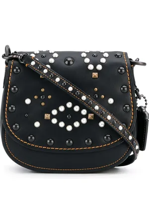Coach Mini studded saddle bag