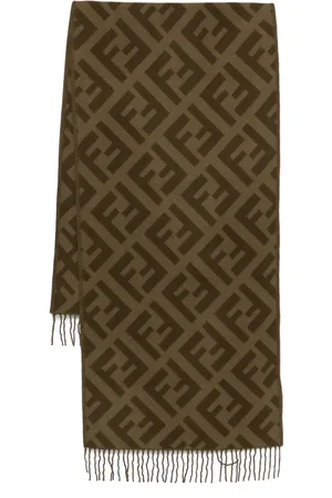 Fendi FF-jacquard scarf