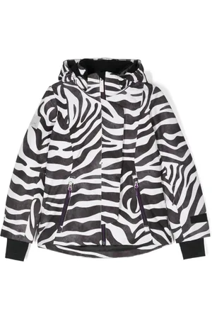 Molo Pearson zebra-print ski jacket