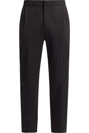 Michael Kors Pressed-crease tapered trousers