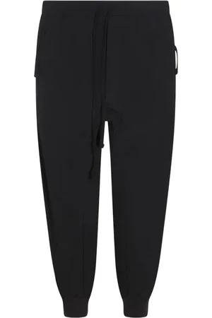 THOM KROM Drawstring-fastening drop-crotch trousers