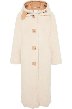 FORTE FORTE Faux-shearling coat