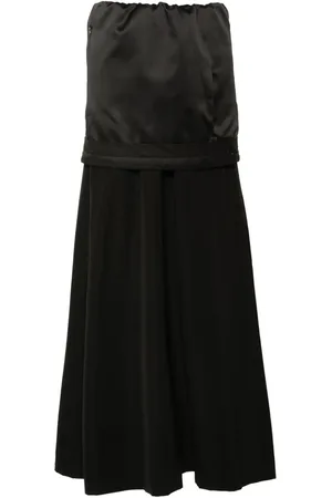ALAINPAUL Layered wool maxi skirt