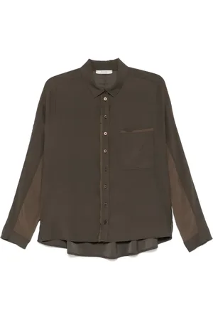 KRISTENSEN DU NORD Frayed-brim shirt