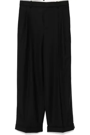 Elisabetta Franchi Dart-detail virgin wool trousers