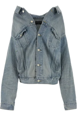 Balenciaga Drop-shoulder denim jacket