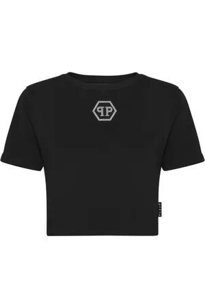 Philipp Plein Hexagon rhinestone T-shirt