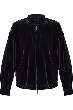 Emporio Armani Velvet bomber jacket