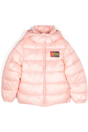 Moschino Logo-patch padded jacket