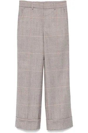 Incotex Prince of Wales-check trousers