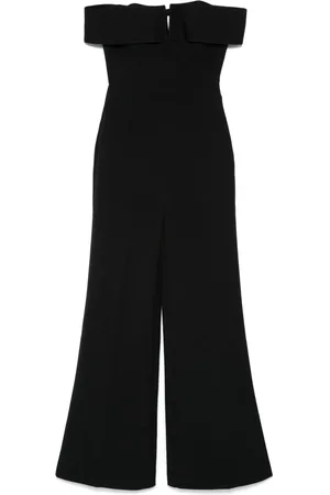 Roland Mouret Off-the-shoulder crepe jumpsuit