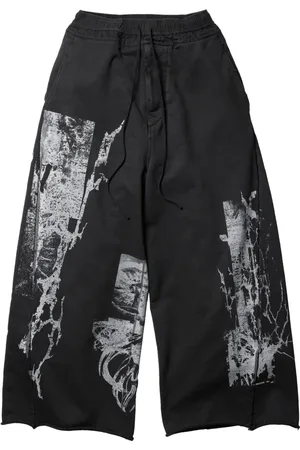 JULIUS Rift Graphic wide trousers