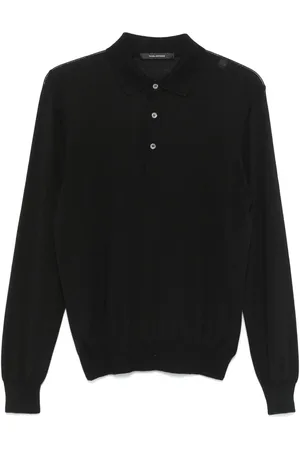 TAGLIATORE Button-fastening polo shirt