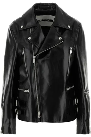 Jil Sander Zip-up leather jacket