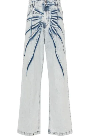 PDF Mid-rise loose-cut jeans