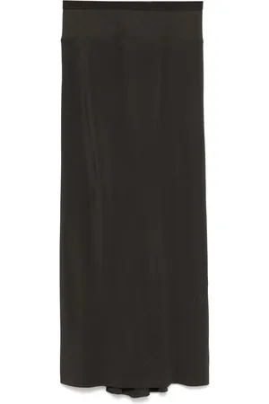 Rick Owens Calf Bias midi skirt
