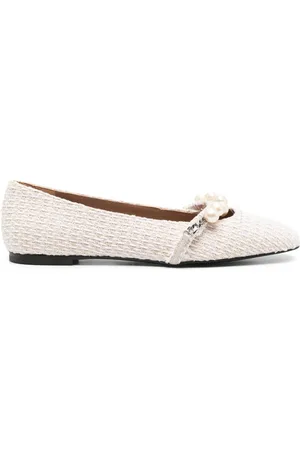 ROBERTO FESTA Tweed ballet flats