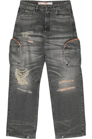 PDF Guerrilla mid-rise straight-leg jeans