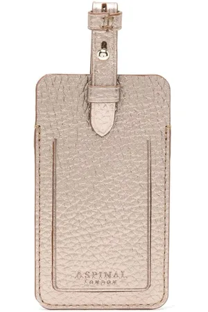 ASPINAL OF LONDON Logo-stamp luggage tag