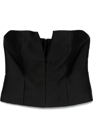 Roland Mouret Strapless taffeta top