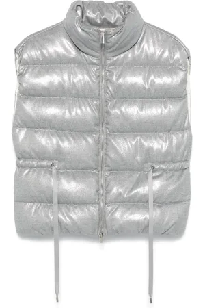 PESERICO SIGN Lamé-effect gilet