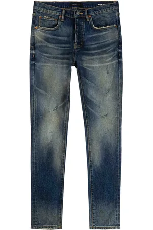 Purple Brand Acid-wash skinny jeans