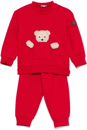 Il gufo Bear-appliqué tracksuit