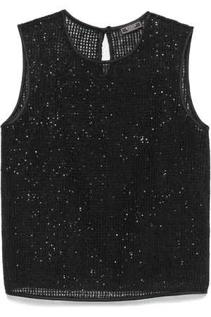 PESERICO SIGN Open-knit top