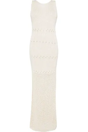 CHRISTOPHER ESBER Pointelle fractus knitted dress