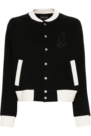 AGNÈS B. Logo-embroidered jacket