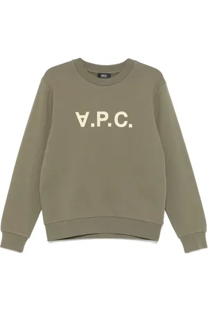 A.P.C. Flocked-logo sweatshirt