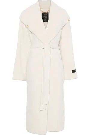 Elisabetta Franchi Knitted wrap coat