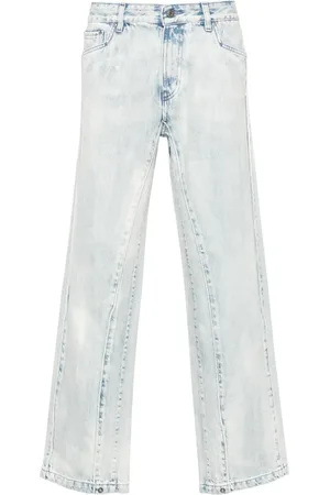 PDF Towers mid-rise straight-leg jeans
