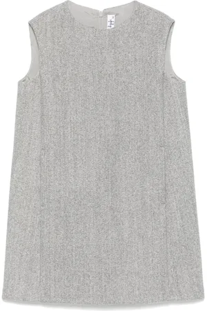Il gufo Mélange-effect dress