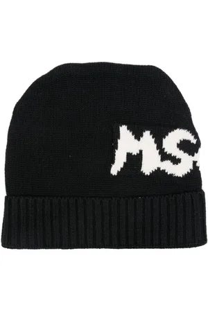 Msgm Logo-intarsia beanie