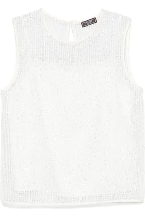 PESERICO SIGN Open-knit top