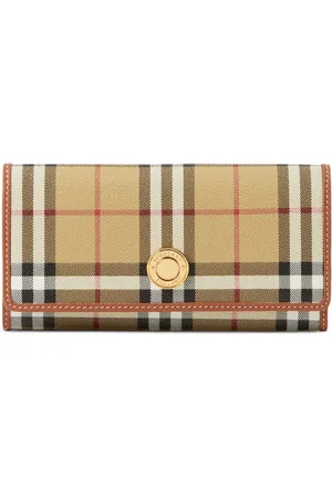 Burberry Check folding wallet