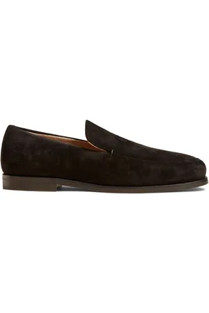 Khaite Alessio suede loafers