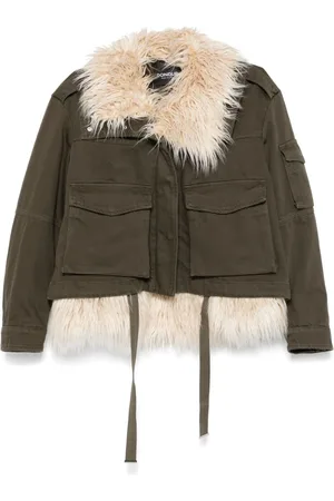 Dondup Faux-fur trimmed jacket