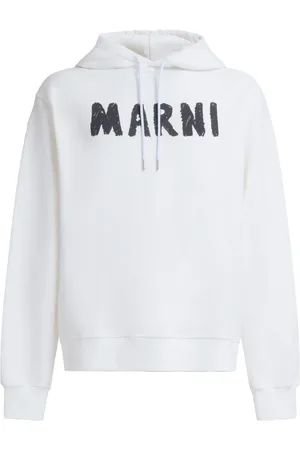 Marni Logo print hoodie