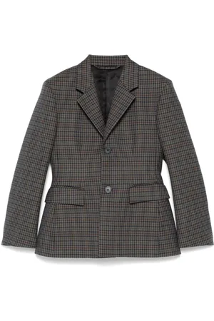 Balenciaga Check-pattern blazer