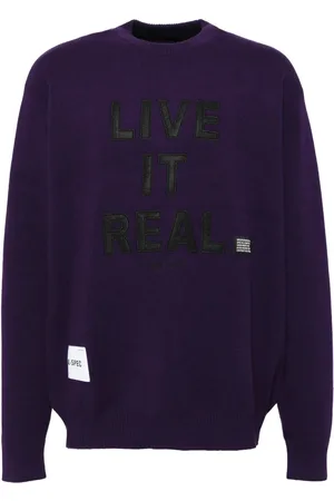 Izzue Appliqué slogan jumper