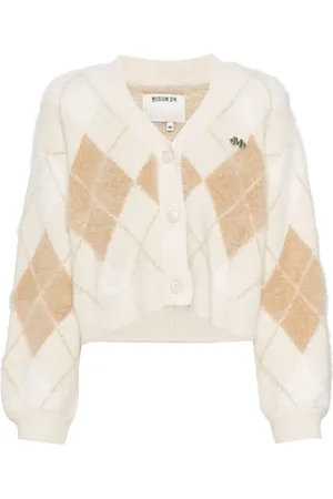 Musium Div. Logo-embellished cardigan