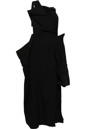 YOHJI YAMAMOTO Box-detail suspender dress