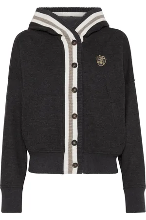 Brunello Cucinelli Logo-appliqué cardigan