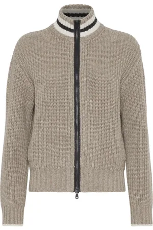 Brunello Cucinelli Ribbed knit cashmere cardigan