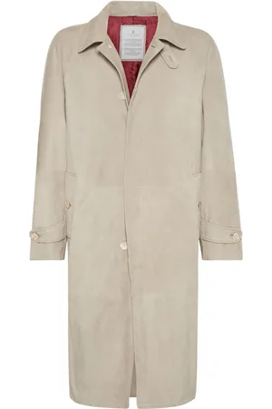 Brunello Cucinelli Padded leather coat