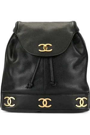 CHANEL 1992 CC logo chain backpack